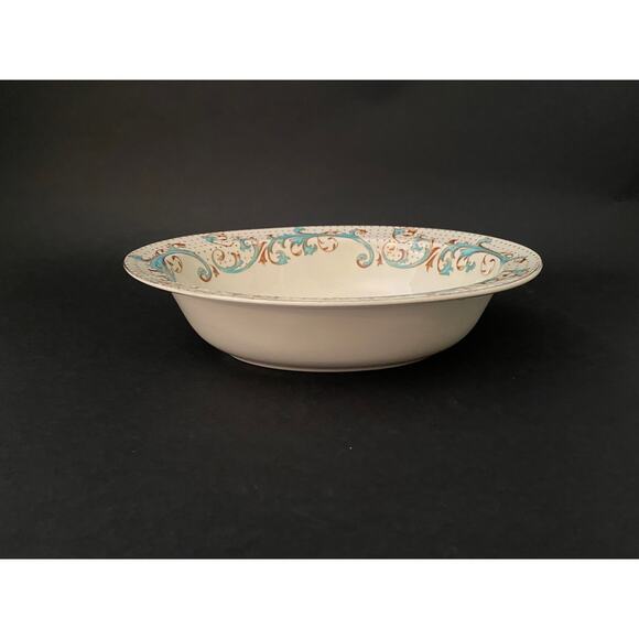 Rare Alfred Meakin Brierley Oval Serving Bowl | Antique Late 1800s Fine China - Picture 3 of 7